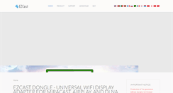 Desktop Screenshot of ezcast-wifidisplay.com
